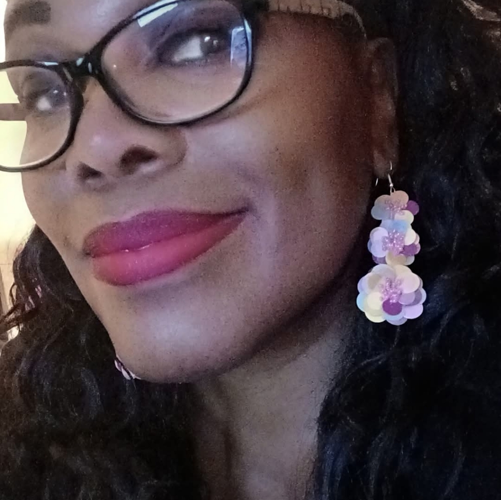 Paparazzi Colorful Floral Earrings - Picture 4 of 4